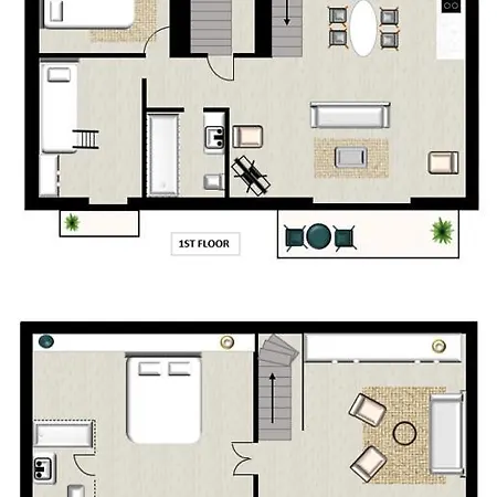 아파트 Poal-duplex De Ensueno En *